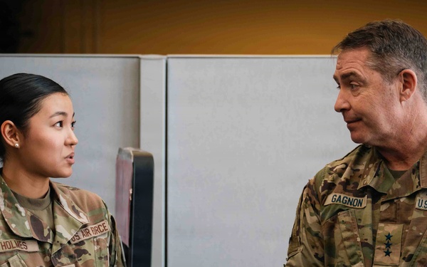 USSF Combat Forces Command Leadership Visits Buckley SFB