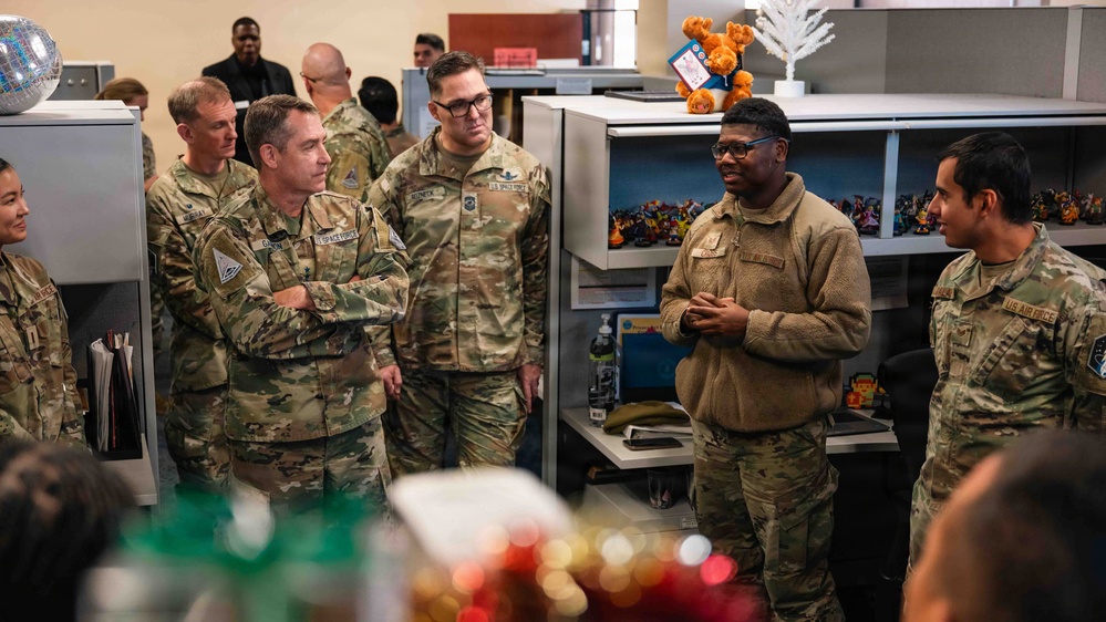 USSF Combat Forces Command Leadership Visits Buckley SFB