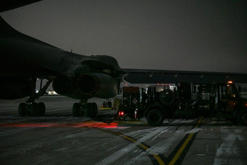 B-1B Lancers return to Ellsworth Air Force Base