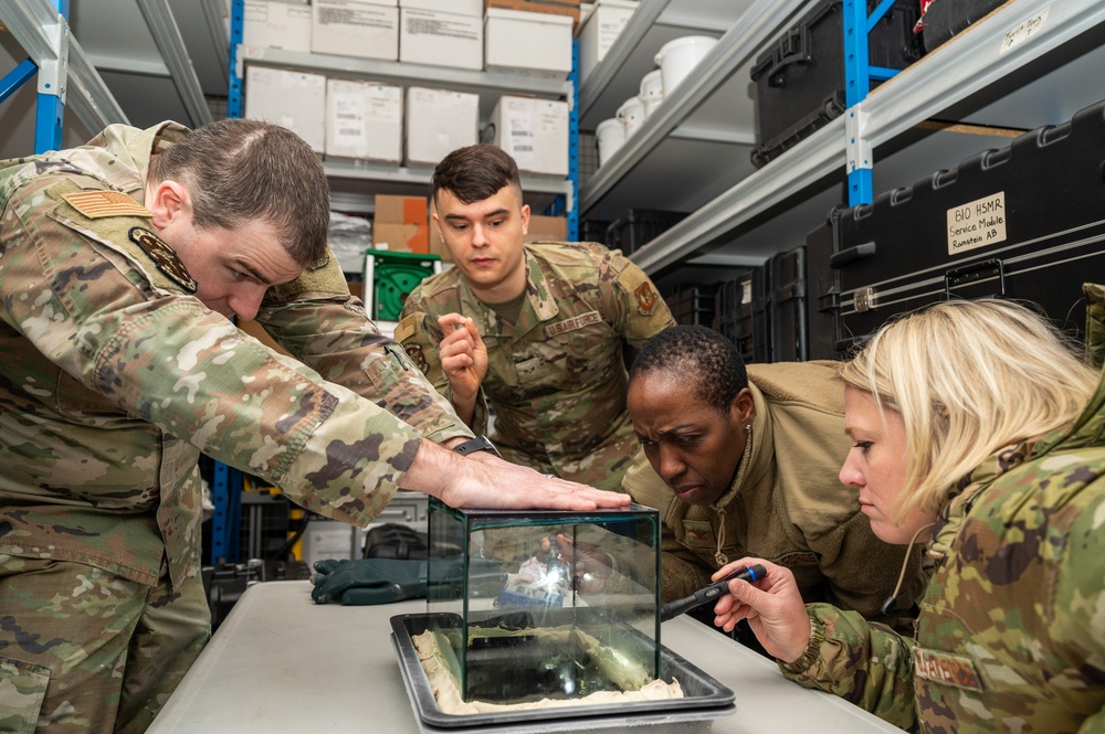 Invisible Becomes Tangible: Ramstein Airmen build radiation cloud chamber