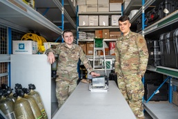 Invisible Becomes Tangible: Ramstein Airmen build radiation cloud chamber