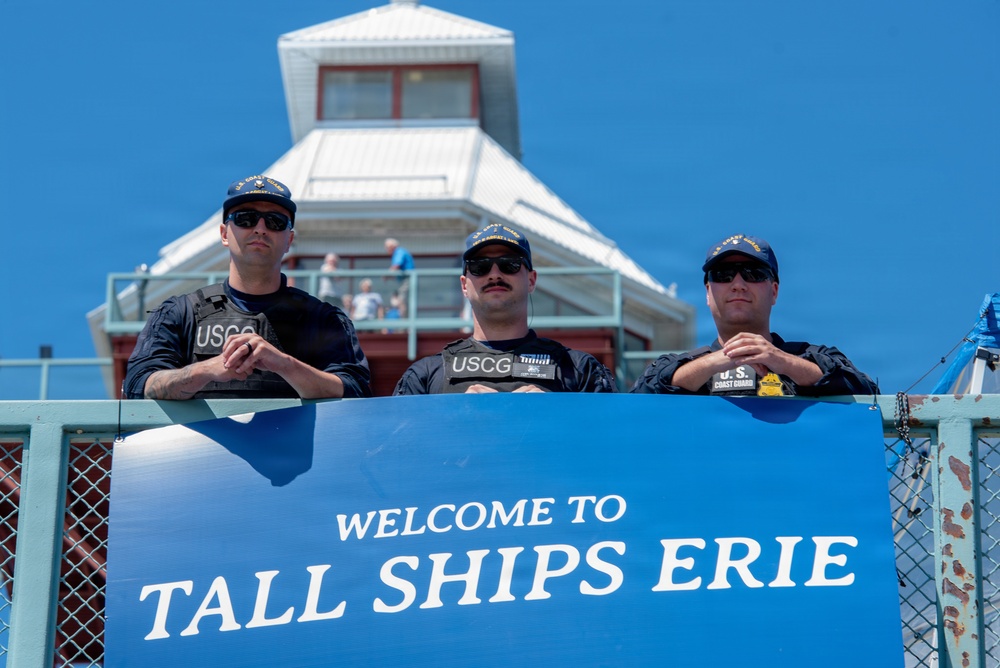 Coast Guard oversees safety for tall ships event in Erie, Pennsylvania