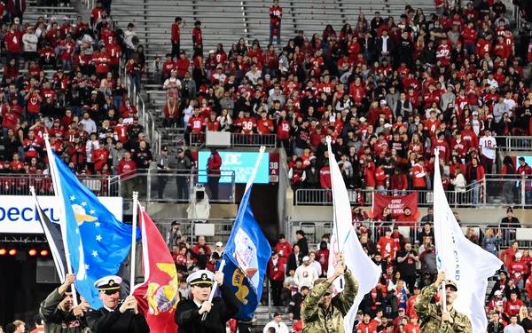 2025 Ohio State military appreciation football game honors service members, veterans
