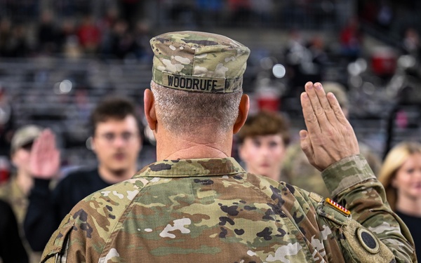 2025 Ohio State military appreciation football game honors service members, veterans
