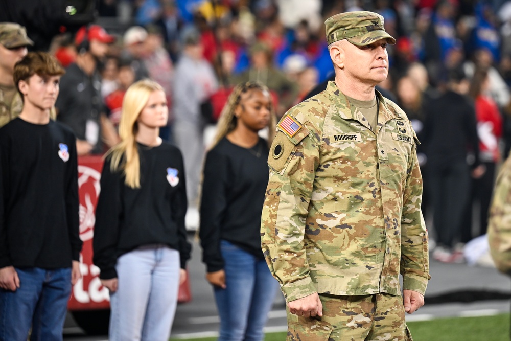 2025 Ohio State military appreciation football game honors service members, veterans