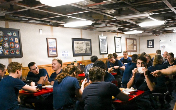 USCGC Polar Star (WAGB 10) celebrates Thanksgiving during Operation Deep Freeze 2026