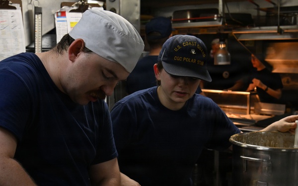 USCGC Polar Star (WAGB 10) celebrates Thanksgiving during Operation Deep Freeze 2026