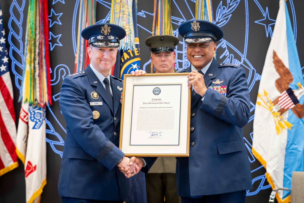 CJCS Attends STRATCOM Change of Command