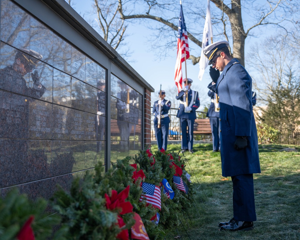 U.S. Coast Guard Academy hosts Wreaths Across America ceremony