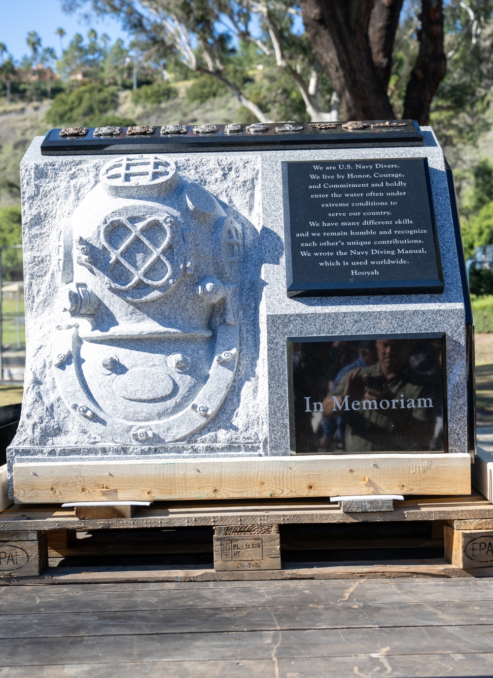 US Navy Diver Monument Dedication Ceremony