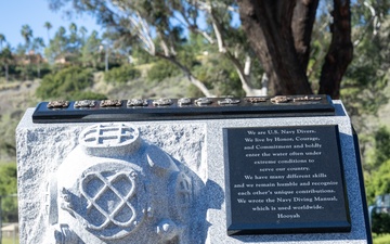 US Navy Diver Monument Dedication Ceremony