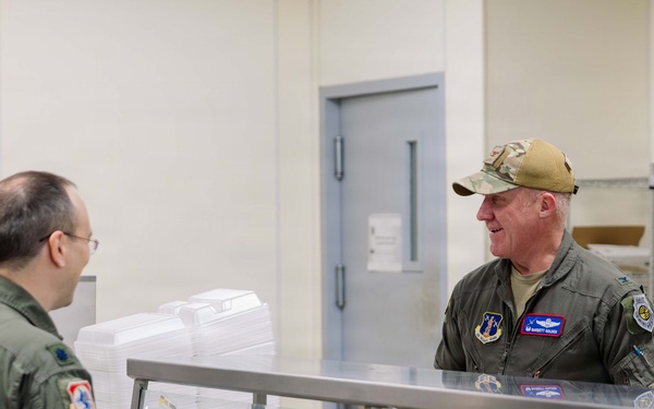 139th Airlift Wing Leadership Serve Airmen