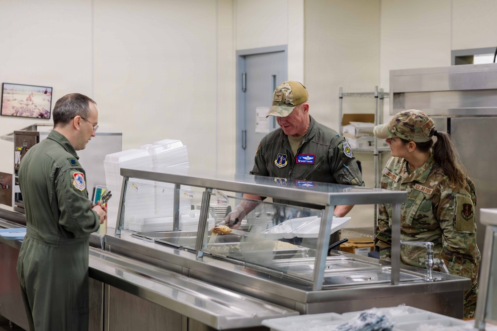 139th Airlift Wing Leadership Serve Airmen