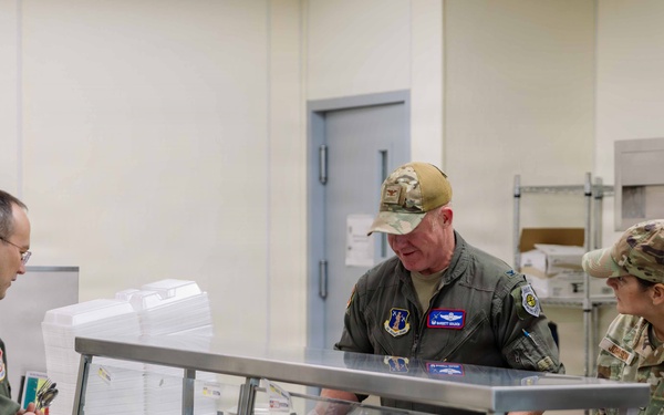 139th Airlift Wing Leadership Serve Airmen