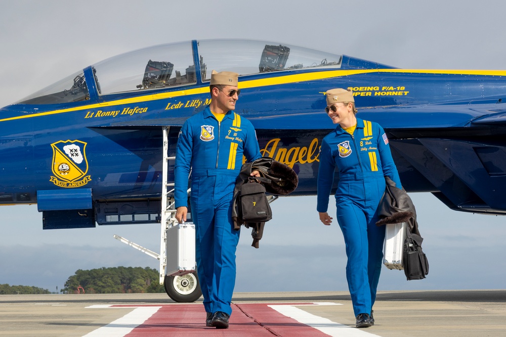 Blue Angels visit MCAS Cherry Point