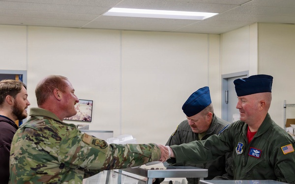 139th Airlift Wing Leadership Serve Airmen