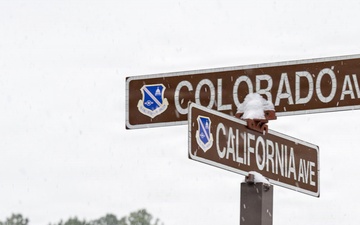 Winter checks in at Joint Base Andrews