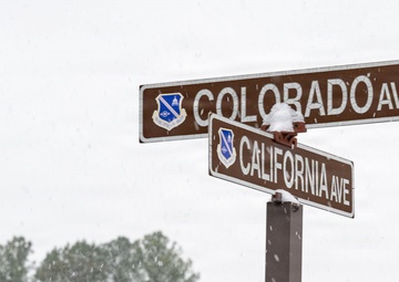 Winter checks in at Joint Base Andrews
