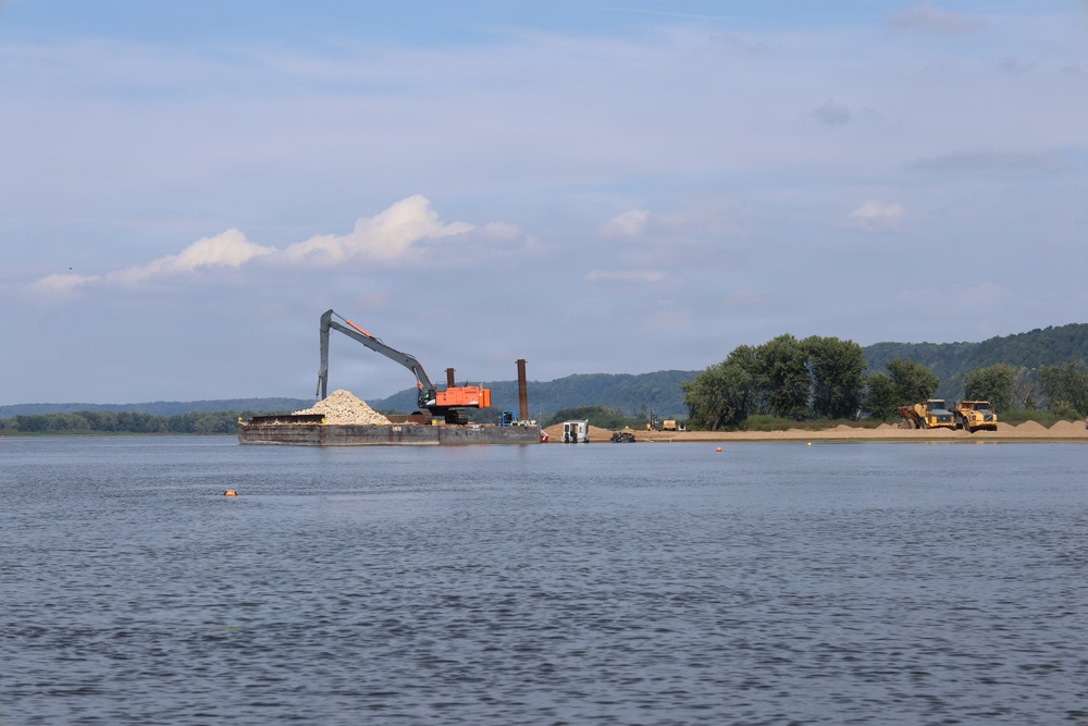 An island state of mind: Island building project provides multiple benefits