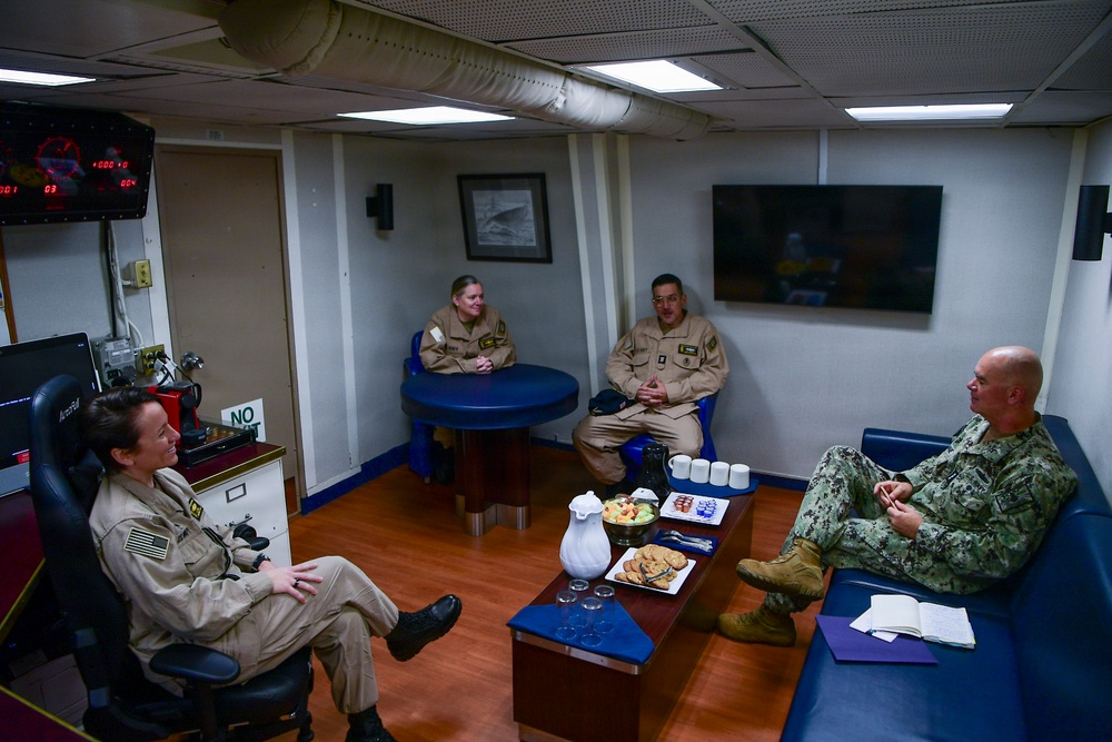 SWOBOSS Visits USS Sampson