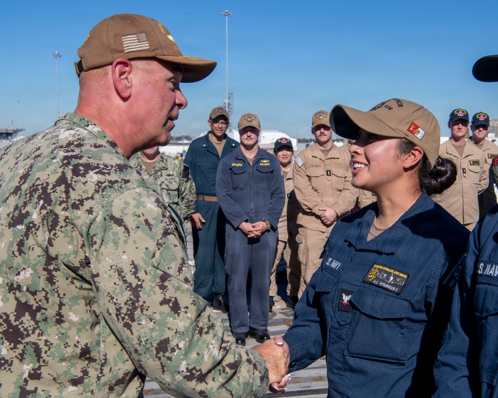 SWOBOSS Visits USS Sampson