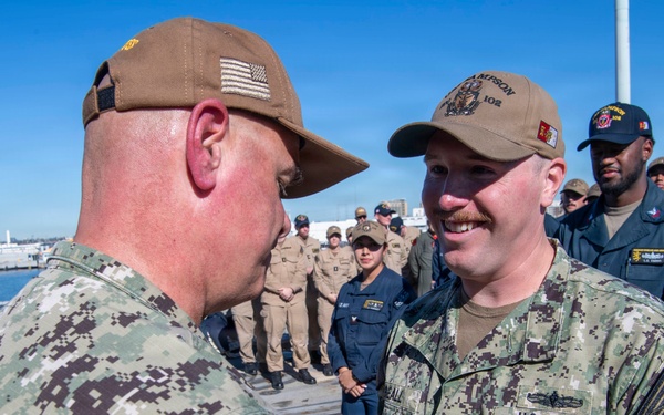 SWOBOSS Visits USS Sampson