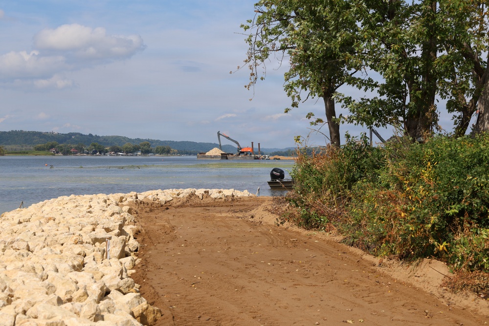 An island state of mind: Island building project provides multiple benefits