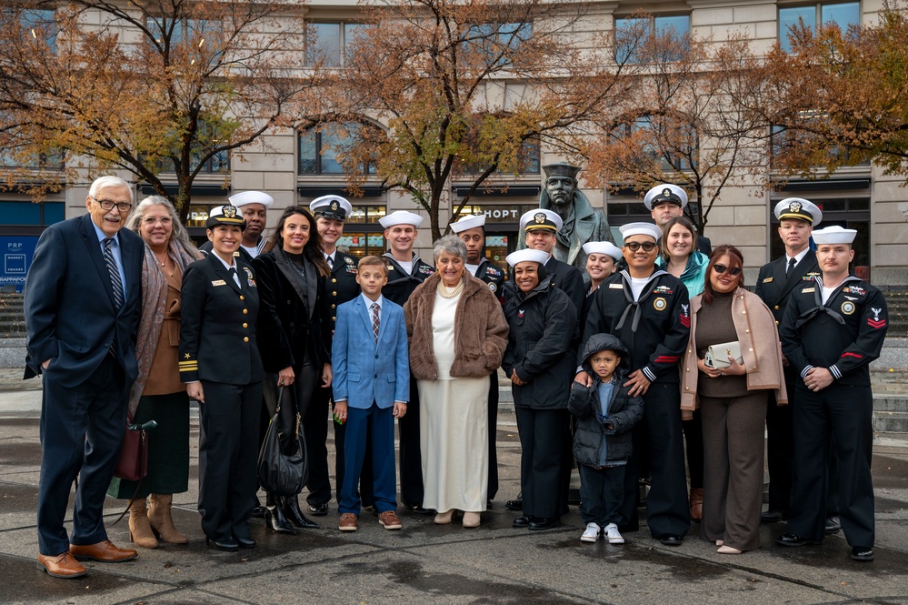 Fiscal year 2025 Recruiter of the Year awardees attend the ROY ceremony in Washington