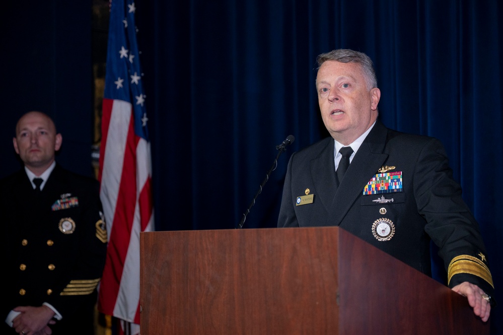 Fiscal year 2025 Recruiter of the Year awardees attend the ROY ceremony in Washington