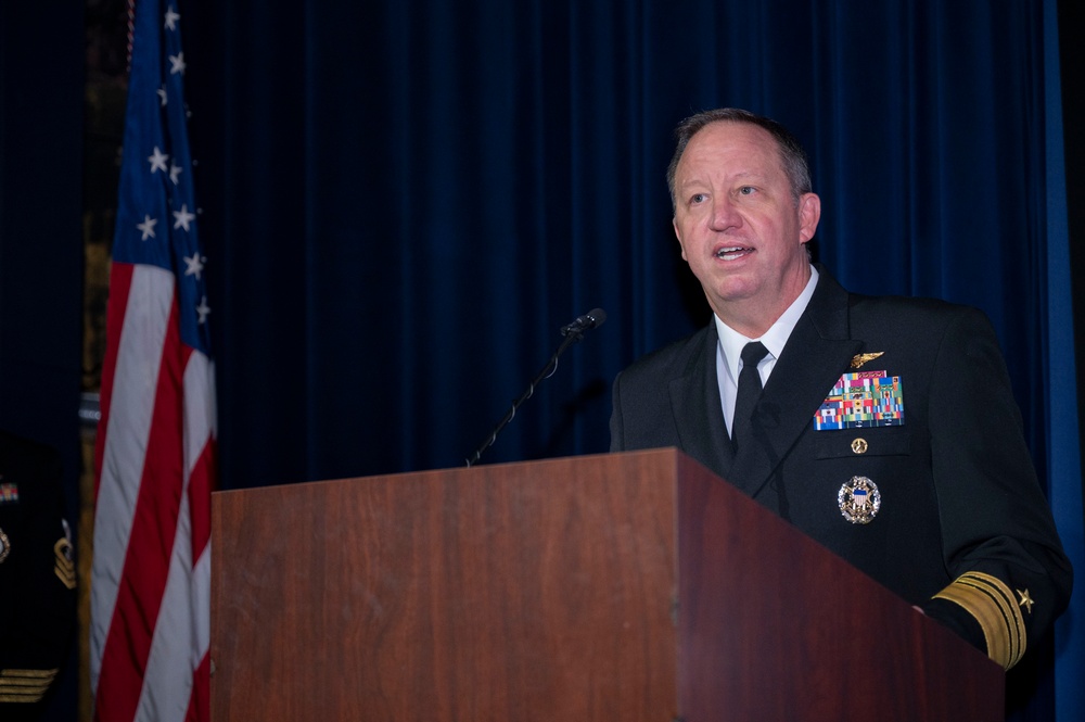 Fiscal year 2025 Recruiter of the Year awardees attend the ROY ceremony in Washington