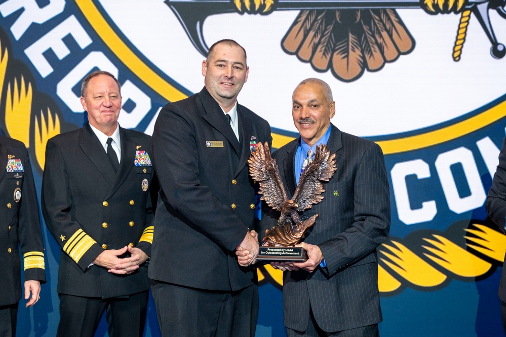 Fiscal year 2025 Recruiter of the Year awardees attend the ROY ceremony in Washington