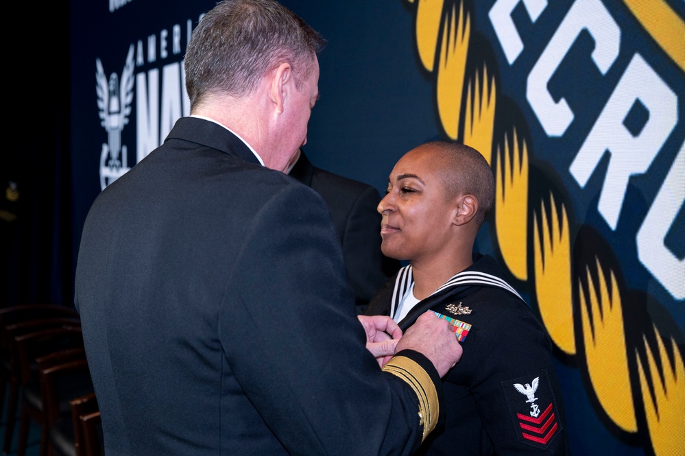 Fiscal year 2025 Recruiter of the Year awardees attend the ROY ceremony in Washington
