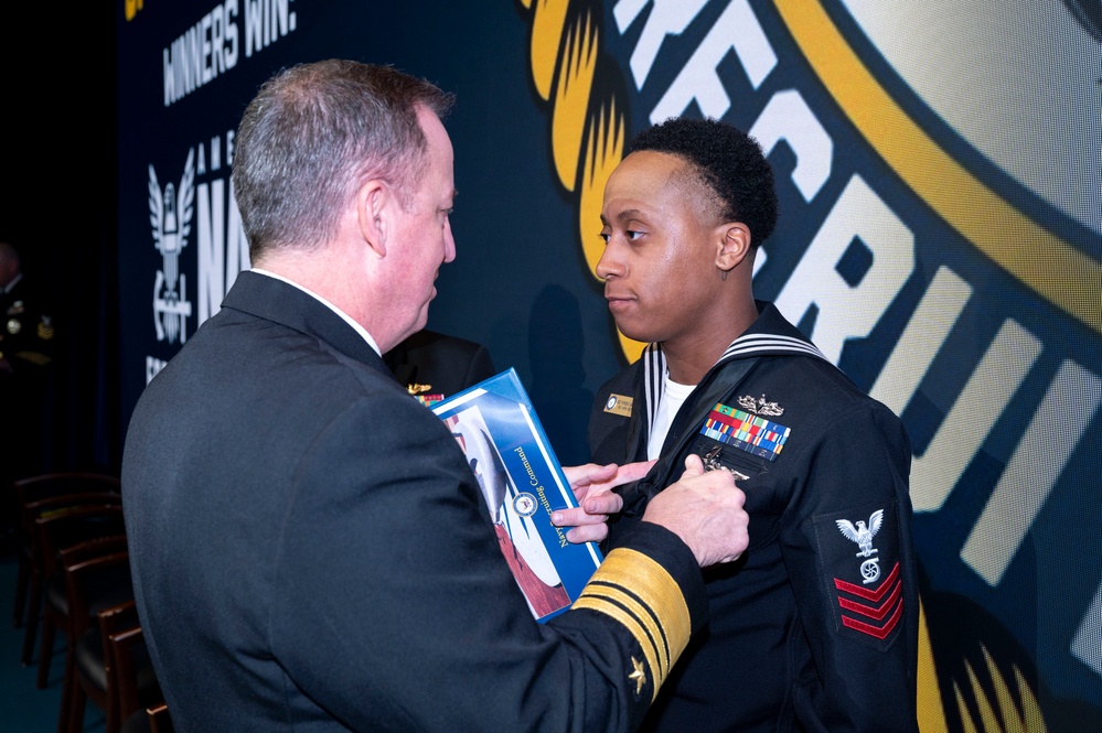 Fiscal year 2025 Recruiter of the Year awardees attend the ROY ceremony in Washington