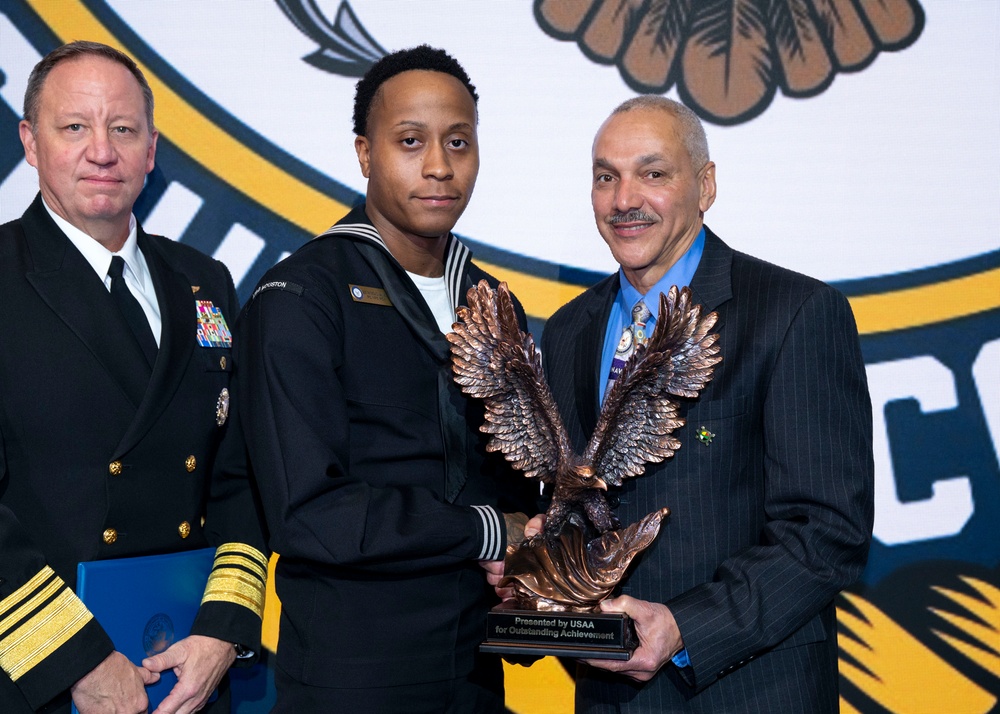 Fiscal year 2025 Recruiter of the Year awardees attend the ROY ceremony in Washington