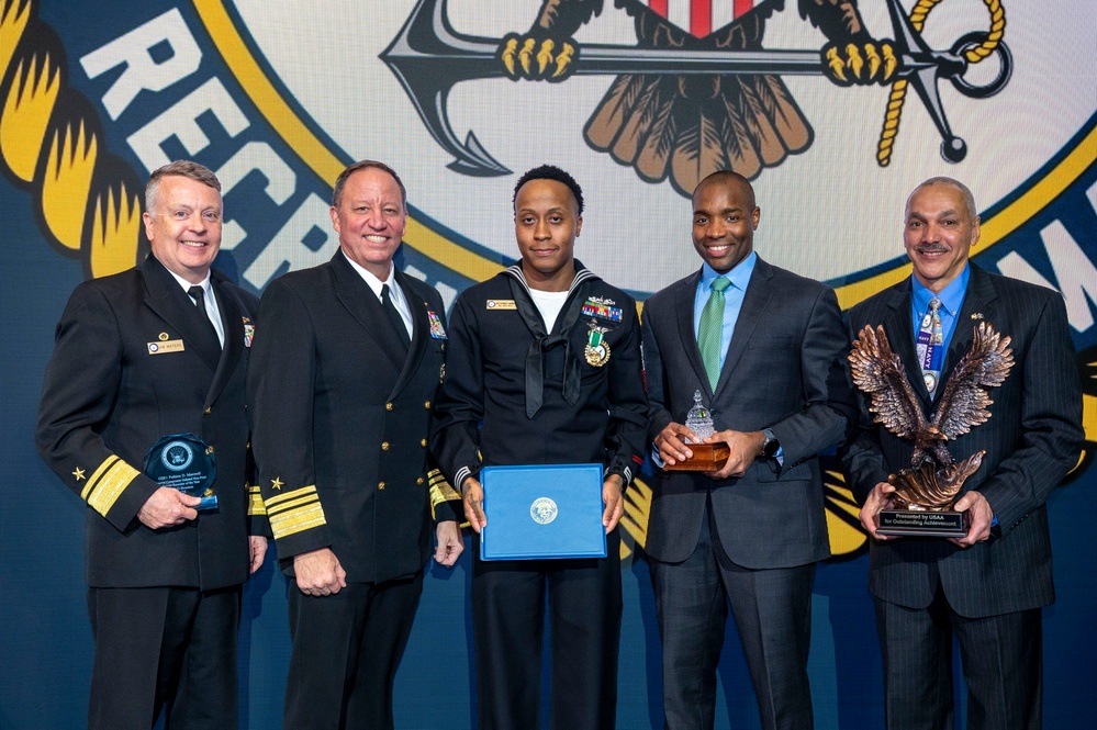 Fiscal year 2025 Recruiter of the Year awardees attend the ROY ceremony in Washington