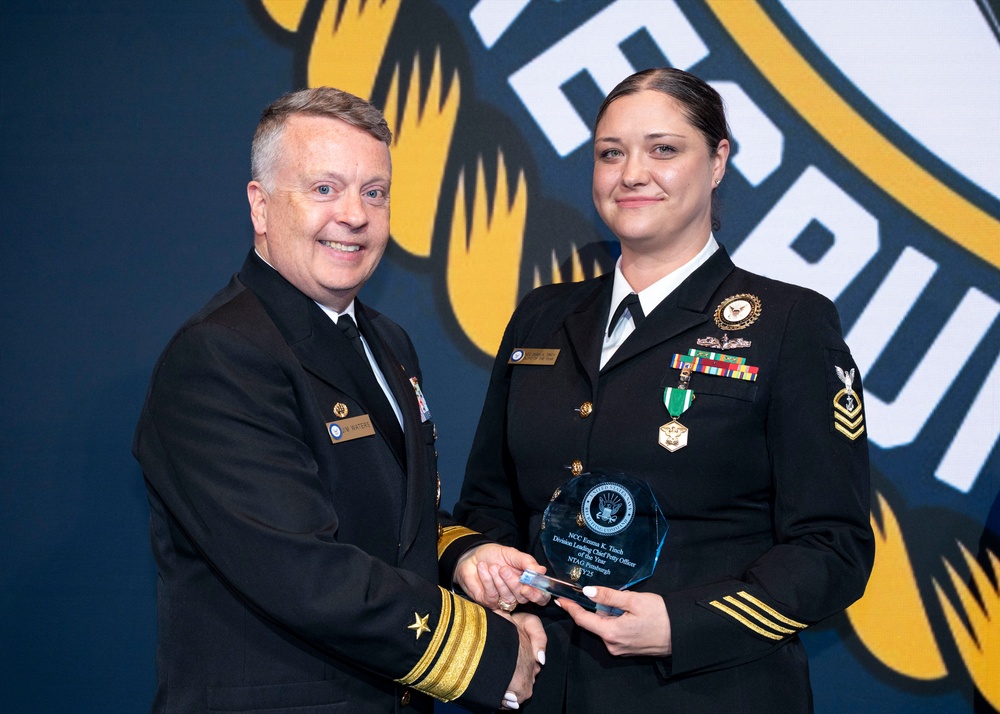 Fiscal year 2025 Recruiter of the Year awardees attend the ROY ceremony in Washington