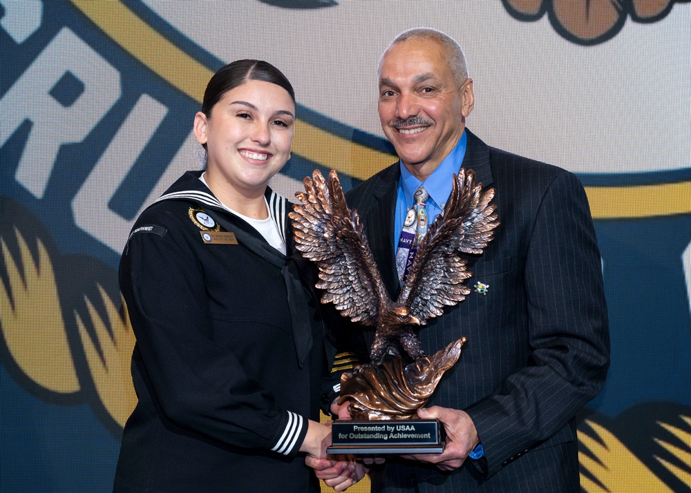 Fiscal year 2025 Recruiter of the Year awardees attend the ROY ceremony in Washington