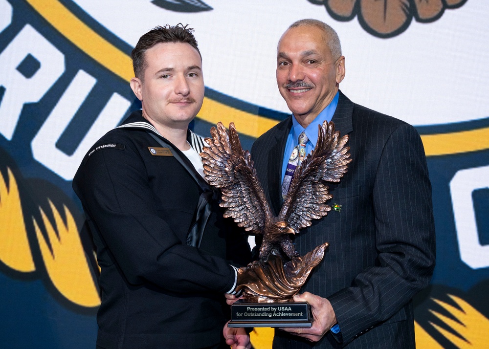 Fiscal year 2025 Recruiter of the Year awardees attend the ROY ceremony in Washington