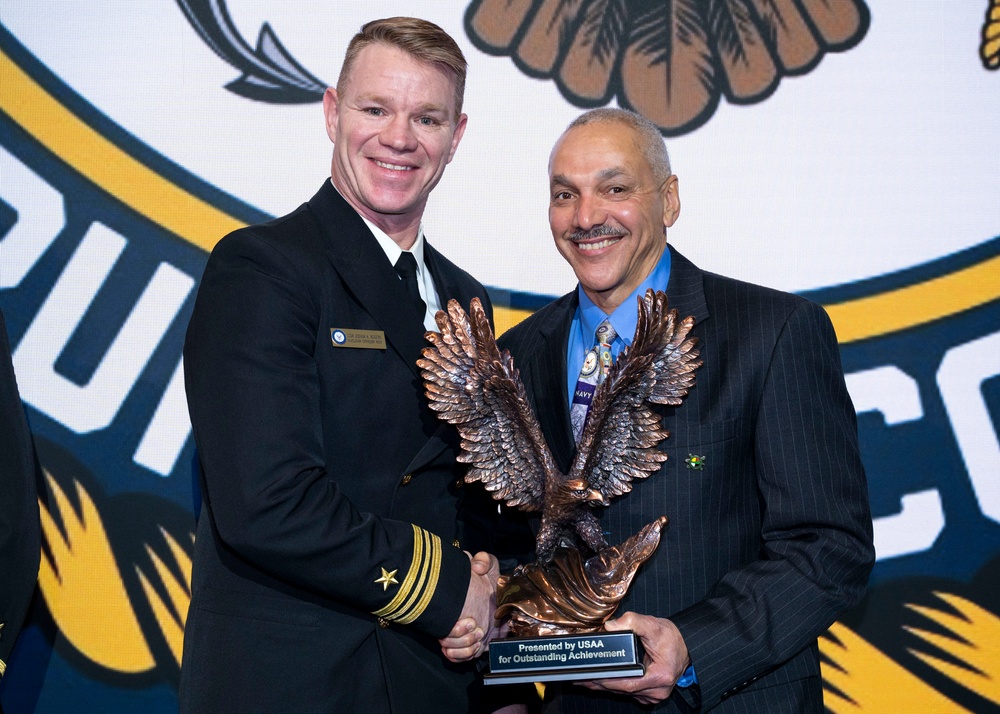 Fiscal year 2025 Recruiter of the Year awardees attend the ROY ceremony in Washington