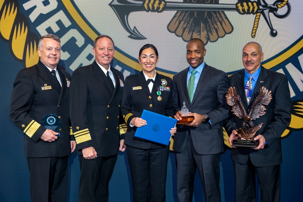 Fiscal year 2025 Recruiter of the Year awardees attend the ROY ceremony in Washington