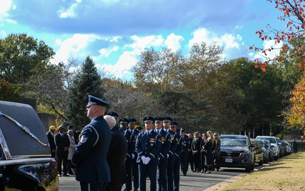 Senior Master Sgt. Troy Hall honored with military funeral at Arlington National Cemetery
