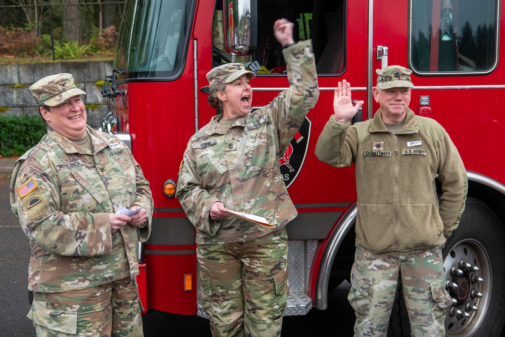 Third-grader Shelbie McQueen from Camas, Washington, is recognized for her exceptional courage and quick thinking
