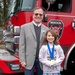 Third-grader Shelbie McQueen from Camas, Washington, is recognized for her exceptional courage and quick thinking