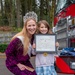 Third-grader Shelbie McQueen from Camas, Washington, is recognized for her exceptional courage and quick thinking