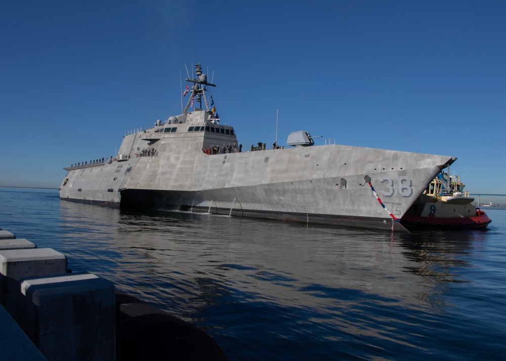 USS Pierre Arrives at Homeport for the First Time