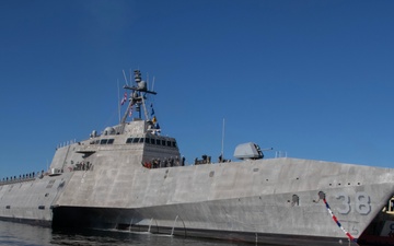 USS Pierre Arrives at Homeport for the First Time