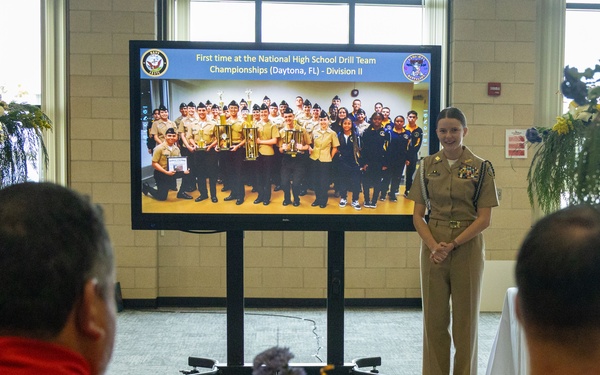 Recruiting Sub-Station Georgetown NROTC Check Presentations