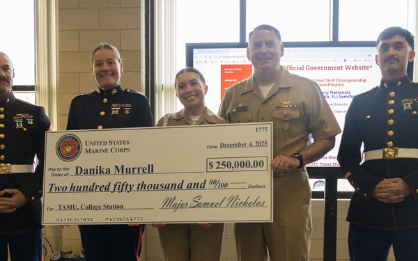 Recruiting Sub-Station Georgetown NROTC Check Presentations