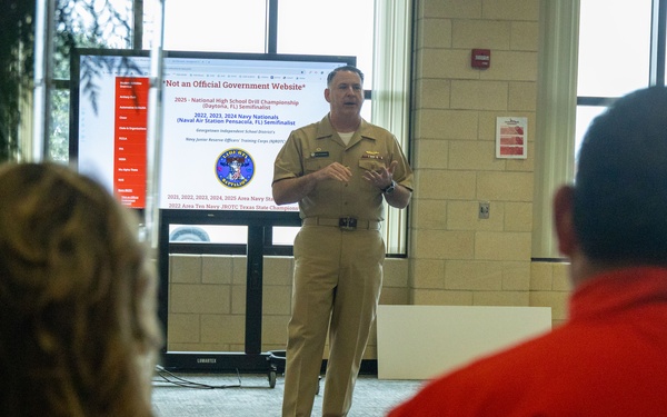 Recruiting Sub-Station Georgetown NROTC Check Presentations