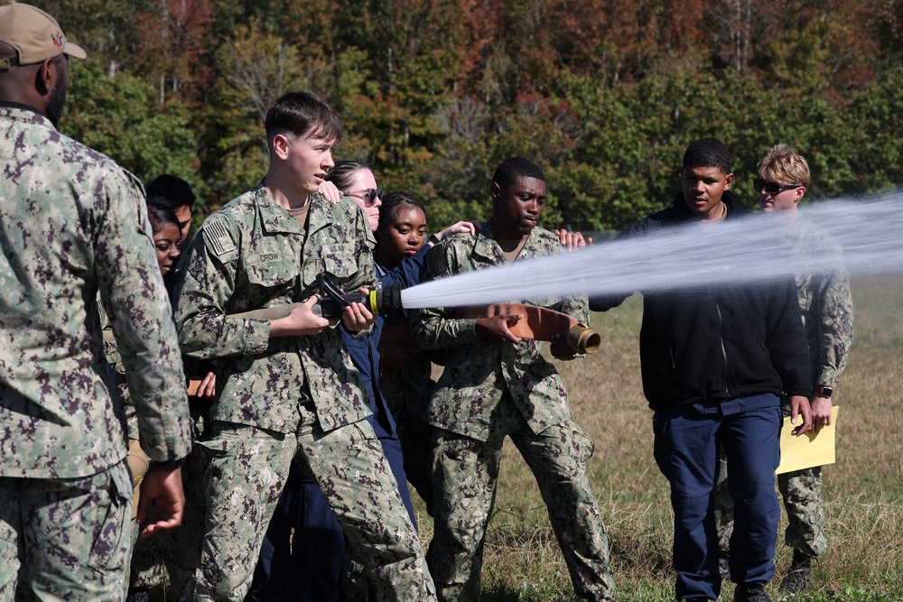 JFK Sailors Attend Aircraft Firefighting Training